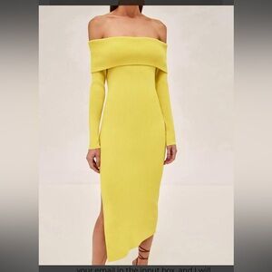 Alexis Justine Dress- Canary